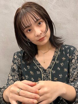 ロンドプロフィール 浦和(Lond profil) 中川　前髪カット顔まわり似合わせ外ハネくびれレイヤーミディ