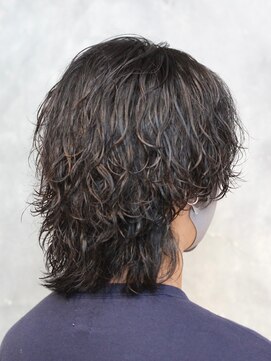 クリュウゲート 吉祥寺店(KURYU GATE) ハイライト/マッシュパーマ/ウルフ/アッシュブラック[吉祥寺]