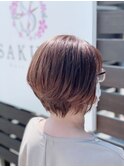 大人ショートボブ