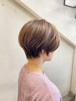 ハルキ ミナト ジャパン オオサカ(HARUKI MINATO japan OSAKA)&nbsp;40代50代小顔似合わせカットくびレイヤーエモージュ大人可愛い