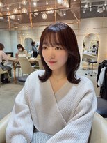 ロンド エスポワール 錦糸町(Lond espoir)&nbsp;レッドブラウンハッシュカット似合わせカット【韓国ヘア鈴木颯】