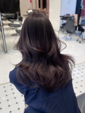 キーン 吉祥寺店(keen) #NANAKO レイヤーカット×パールブラウン