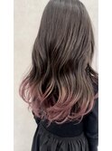 地毛を生かしたグラデーションカラー☆担当あや☆