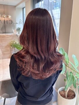 ミズチャーム(Ms.CHARM) ローズブラウン/ゆるふわロング