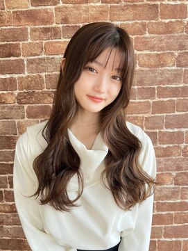 アグ ヘアー ライズ 野洲店(Agu hair rise) 《Agu hair》波巻チョコブラウン×numberA.ヘアバター