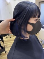 ラグナ(LAGUNA)&nbsp;【ボブ×インナーカラー×ブルー】