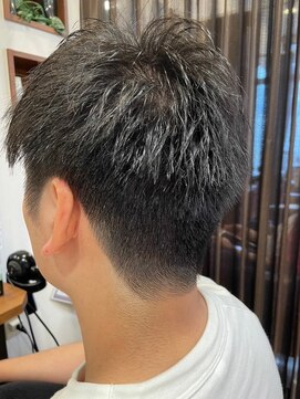 美容室ヒラトヤ 仙北店 20代30代40代ナチュラル束感ショート爽やかツーブロック