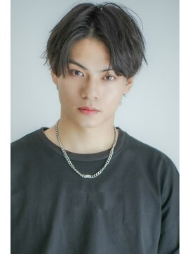 ヘアーズ ベリー 竹鼻店(hairs BERRY) 爽やか韓国センターパートニュアンスパーマウルフアッシュカラー