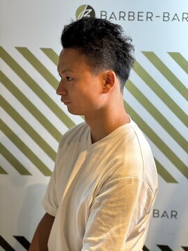 バーバーバー アカバネ(BARBER-BAR AKABANE) バーバーが作るくせ毛を生かしたアップスタイルヘア #2