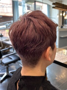 エムプラス 二子玉川(Mplus) ◎ハイトーンピンクカラー/ベリーショート◎ Mplus鹿嶋