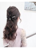 結婚式お呼ばれヘアアレンジ