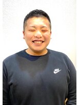 銀座マツナガ 神田店&nbsp;刈り上げベリーショートナチュラルアイロンパーマメンズ笑顔素敵