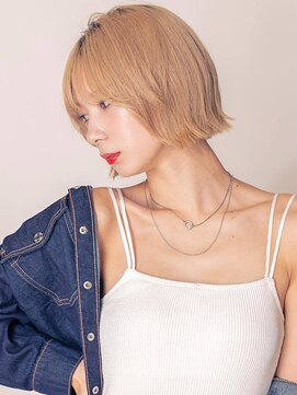 スノードロップ 高円寺店(Snowdrop) 黒髪/ボブルフ/ネビージュ/小顔/ワンレン/高円寺/髪質改善/前髪