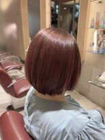 エム インターナショナル 春日部本店(EMU international)&nbsp;白髪を味方にハイライトピンクカラー