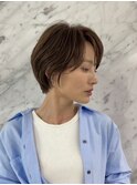 ショートボブ/くびれショート