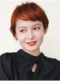〈○26〉ショート韓国ボブハイライト髪質改善ブリーチ前髪20代30