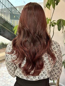 クム(kumu) 【kumu】ブリーチなし暖色系カラー/カシスワインレッド/ボルドー