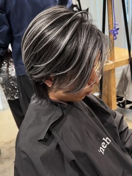 ネハス(nehus.) バレイヤージュ/スペインカール/フェザーパーマ/ハイライト