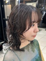 アクアオモテサンドウ(ACQUA omotesando)&nbsp;＊ミディアムウルフパーマヘア！ロングレイヤーパーマスタイル