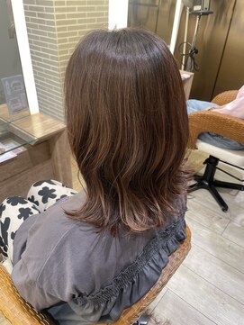 ニューヨークニューヨーク パピオス明石店(NYNY Mothers) 白髪でも楽しめるピンクブラウンカラー