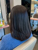 ディフィーノ 青山(DIFINO) 透明感カラー/ダークブラウン/丸みロング