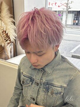 アンドメゾンオム(&Maison. homme) LILI/加古川/メンズ/スパイキーショート/ハイトーン