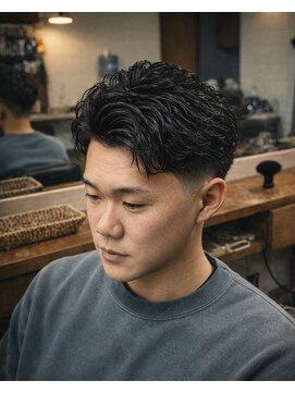 スウェルホワイト(SWELL WHITE) かきあげテーパーフェード