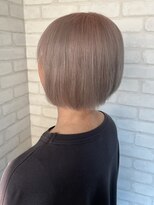 ルノン フィージュ(LUNON fieju)&nbsp;黒髪クラゲヘアーオリーブグレー小顔ココアベージュ