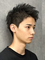 エルマーク 立川(L-MARK) スパイキーショート/アップバング/ツーブロック/メンズ/眉毛