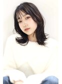 外ハネ/くびれ/似合わせ/前髪/パーソナルカラー/レイヤーカット
