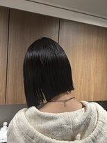 ヌー ノエラ(nu Noella)&nbsp;切りっぱなしのラインが可愛いタッセルボブ/20代/30代
