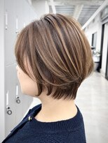 ロエ 元町店(Loe)&nbsp;元町ショートカット白髪ぼかし白髪染めハイライト髪質改善ボブ