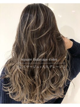 アライブ ハラジュク(ALIVE harajuku) 【ALIVE原宿】大石限定カラー★バレイヤージュシースルーカラー