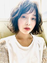 ランプ ヘアー(lamp hair)&nbsp;【モテ髪】ほつれウェーブボブ