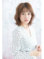 ミック 日暮里店(miq)&nbsp;ルーズなゆるふわカール♪大人ガーリーくせ毛風ロングボブa