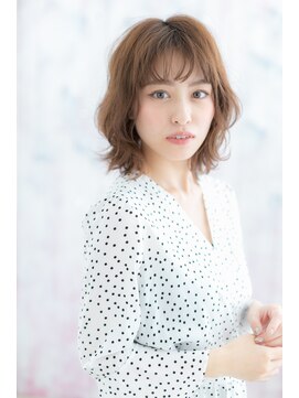 ミック 日暮里店(miq) ルーズなゆるふわカール♪大人ガーリーくせ毛風ロングボブa