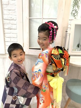 レア(Le'a) 姉兄で♪七五三お支度