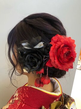 ウィズ 本店(With) 成人式のヘアセット