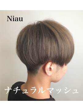 ニアウ 太田店(Niau) メンズマッシュツイストスパイラルパーマ波巻きスパイラルパーマ