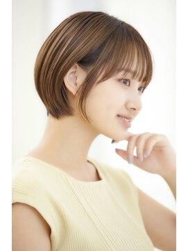 ミチオ ノザワ ヘアサロン ギンザ(Michio Nozawa HAIR SALON Ginza) 似合わせカット×耳掛け丸みショート【瀧上丈司】