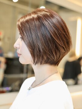 ヘア デザイン リスク(HAIR DESIGN RISK) 【RISK 高橋勇太】三鷹 ショートカット 上手い束感ショートボブ