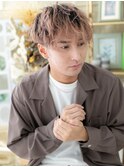 外国人風カラーツイスパフェードマッシュa戸頭10代20代30代