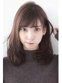 ブルベイエベ◎垢抜けシースルー☆愛されミディアム 新宿代々木