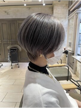 ティエル(TieLu) 都内大人気スタイル×丸みショート×ダークグレージュ