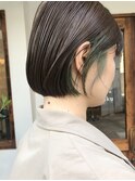 インナーカラーボブ