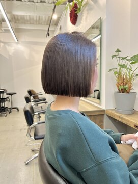 ヌーク(nuuk) ミルクティーベージュボブ【似合わせカット】