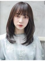 リノ 吉祥寺(Lino kichijoji)&nbsp;大人可愛い　レイヤーミディアム　ロブ　リノ吉祥寺