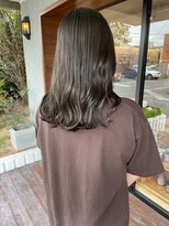ヘア プロデュース キュオン(hair produce CUEON.) オリーブベージュ/透明感カラー/セミロング