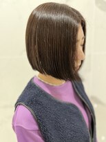 クララ ヒロシマ(CLALA Hiroshima) スタイリスト新井 切りっぱなしミニボブ