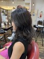 クラウドヘアー CLOUD HAIR クセを活かしたパーマ風カット。オイルをつけるだけの朝楽ヘア!